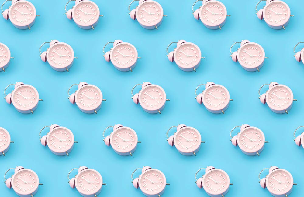 image of repetitive wallpaper and passing of time concept representing how agencies are seeing improvements in workflow and time efficiencies with ai and rpa