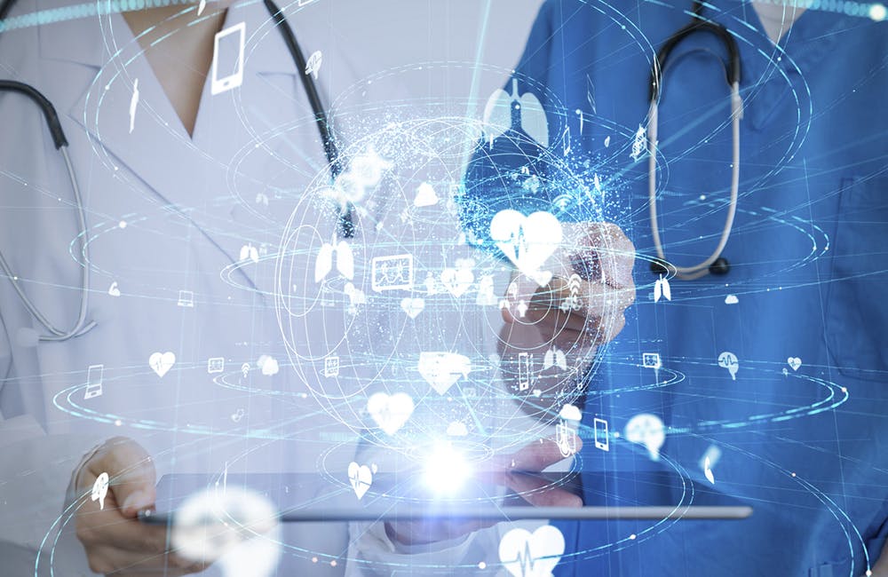Medical technology concept.