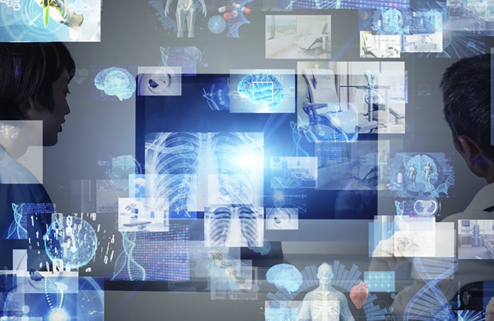 Medical technology concept. Telemedicine. Remote madicine.
