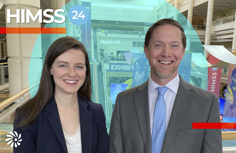 Greg Singleton joined Amy Kluber at HIMSS 2024.