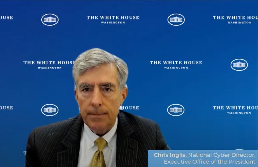 National Cyber Director Chris Inglis speaks at the Aug. 19 CyberScape virtual event in an opening fireside chat.