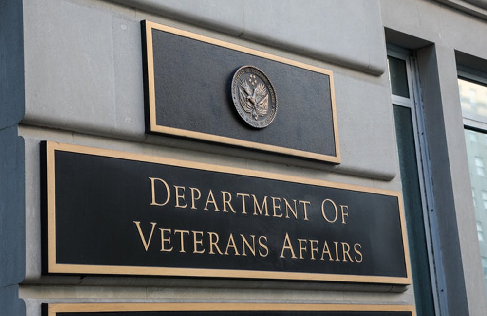 Washington, D.C., USA - July 20, 2019: Exterior shots are photographed on the afternoon of July 20, 2019 at the Department of Veterans Affairs.