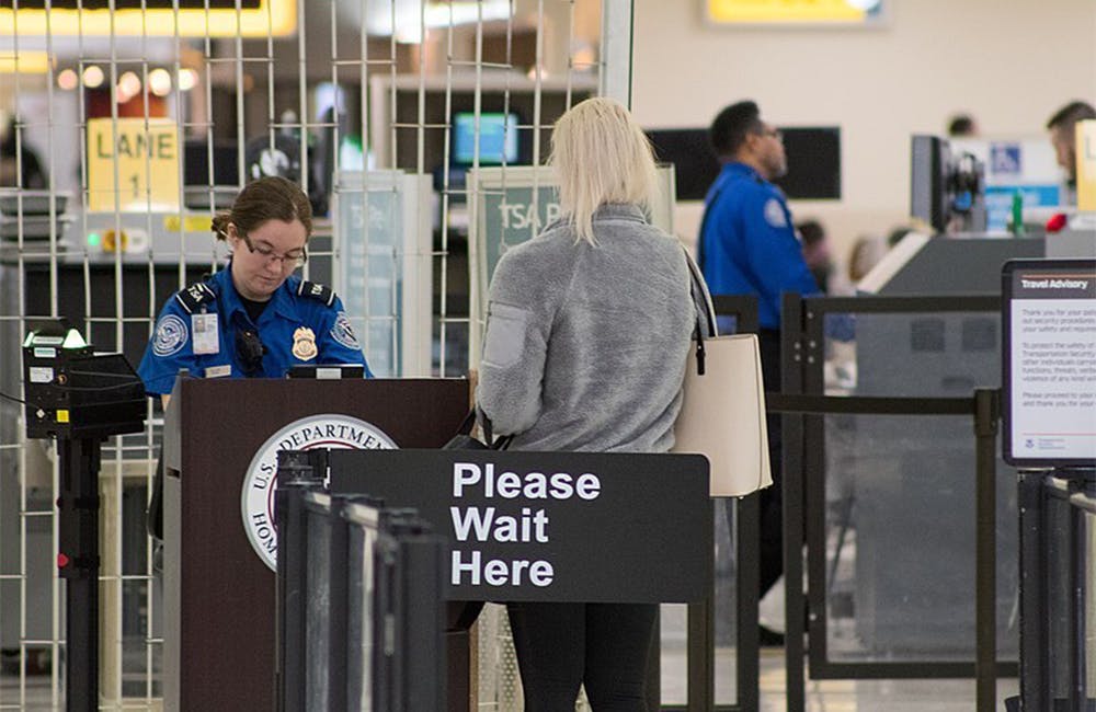 Transportation Security Administration checkpoint
