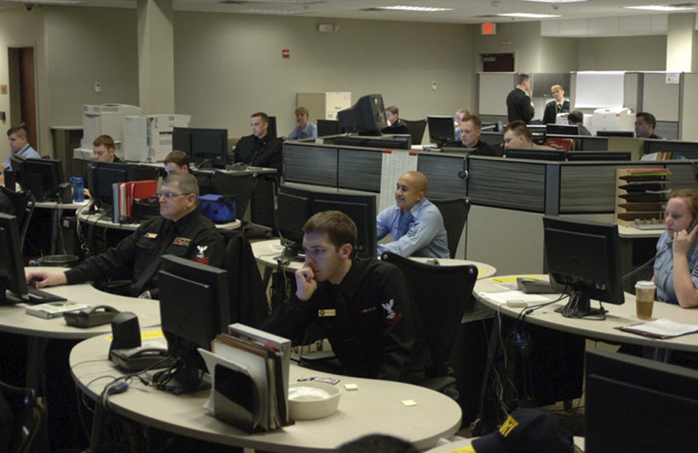 image of Navy Cyber Defense Operations Command Sailors monitor, analyze, detect and defensively respond to unauthorized activity within U.S. Navy information systems and computer networks.