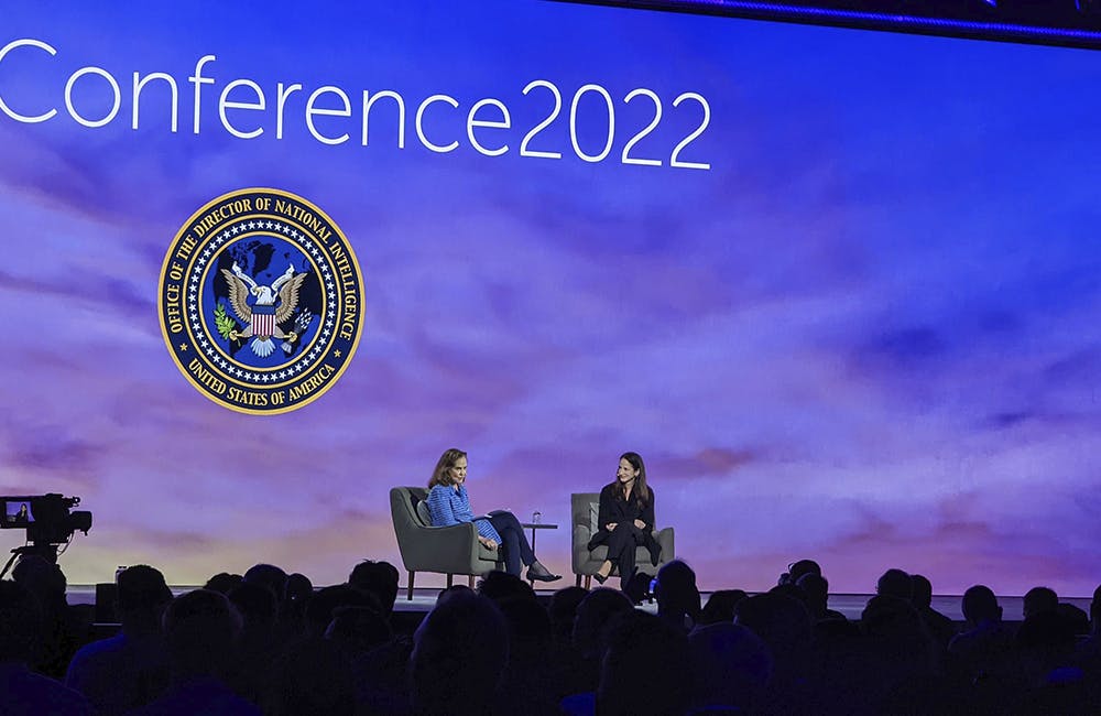 image of National Intelligence Director Avril Haines at the RSA conference in June 2022