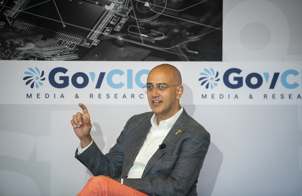 image of Jay Gazlay, Associate Director for Vulnerability Management, CISA speaking at GovCIO Media & Research's CyberScape: Zero Trust Event in Tysons, VA, September 29, 2022