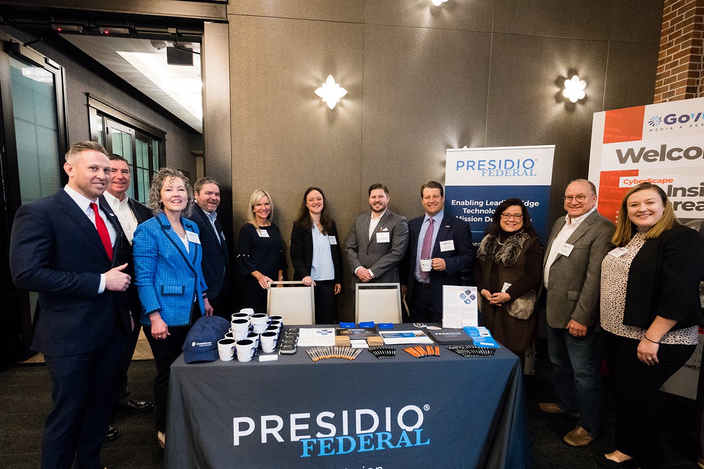 Event sponsors Presidio Federal, Palo Alto Networks and immix Group