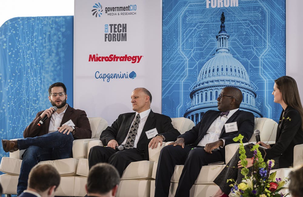 In-Q-Tel's Paulo Dutra, DHS Douglas Maughan, Army Research Lab Jaret Riddick at CXO Tech Forum: Uncle Sam Meets Silicon Valley