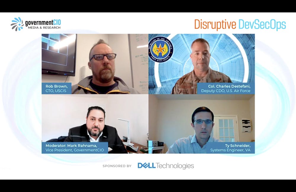 Disruptive DevSecOps - Infrastructure as Code Panel with Army, VA, USCIS Leaders