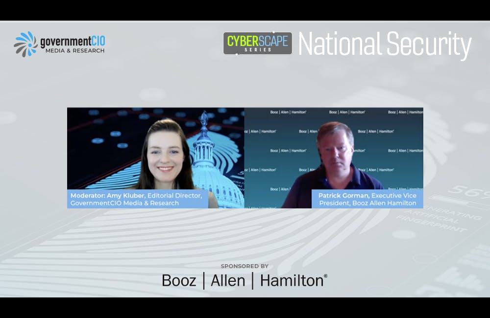 CyberScape Series: National Security Virtual Event - Industry Perspective: Patrick Gorman, Booz Allen Hamilton