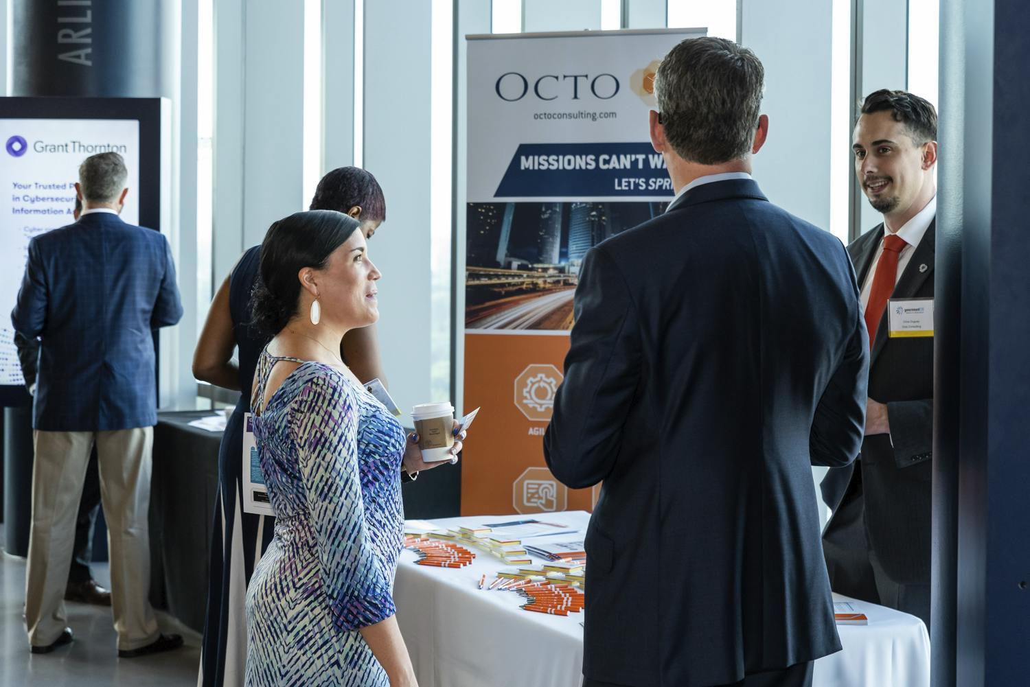 Octo Consulting booth at the State of Cyber CXO Tech Forum