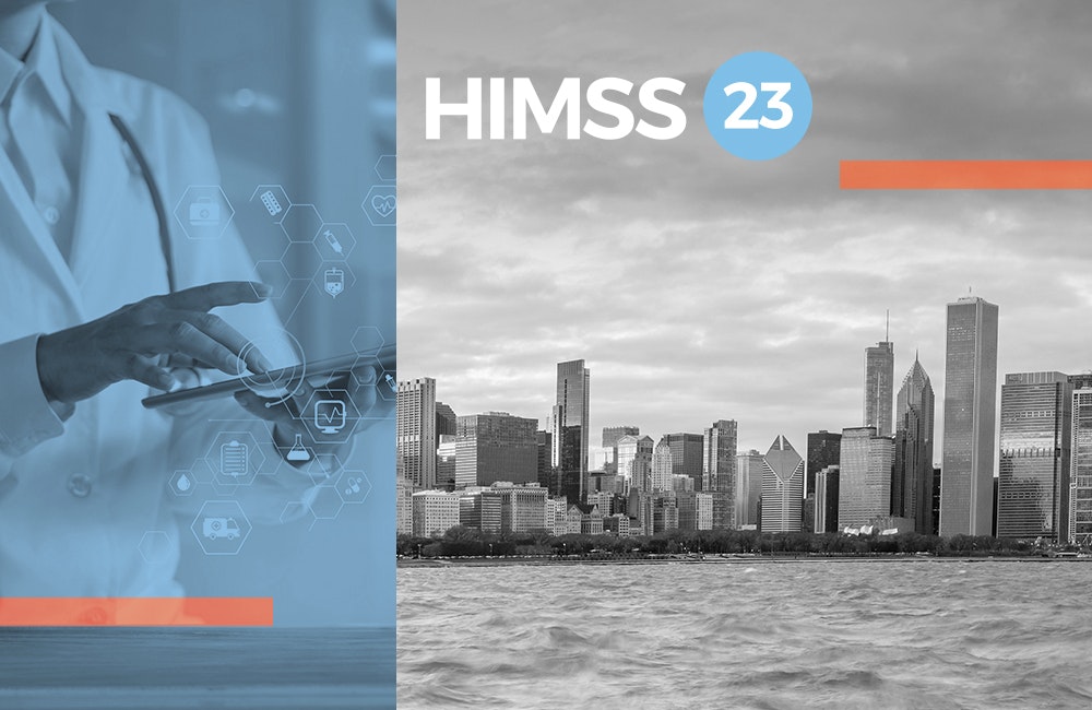 HIMSS 2023 Image with Chciago Skyline in the background