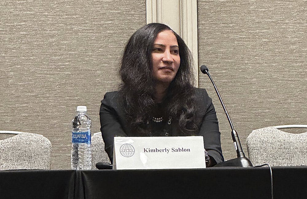 “[AI] needs to be able to adapt to adversarial data and barriers to navigation, cyber, electromagnetic events. The list goes on,” Kimberly Sablon said at AFCEA’s TechNet Emergence summit on Tuesday in Reston, VA.