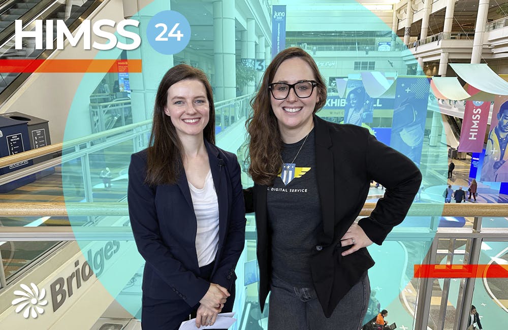 Andrea Fletcher joined Amy Kluber at HIMSS 2024.
