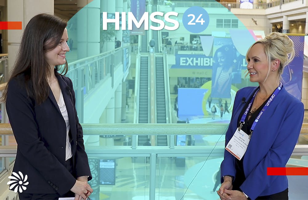 Heather Hudnall joined Amy Kluber at HIMSS 2024.