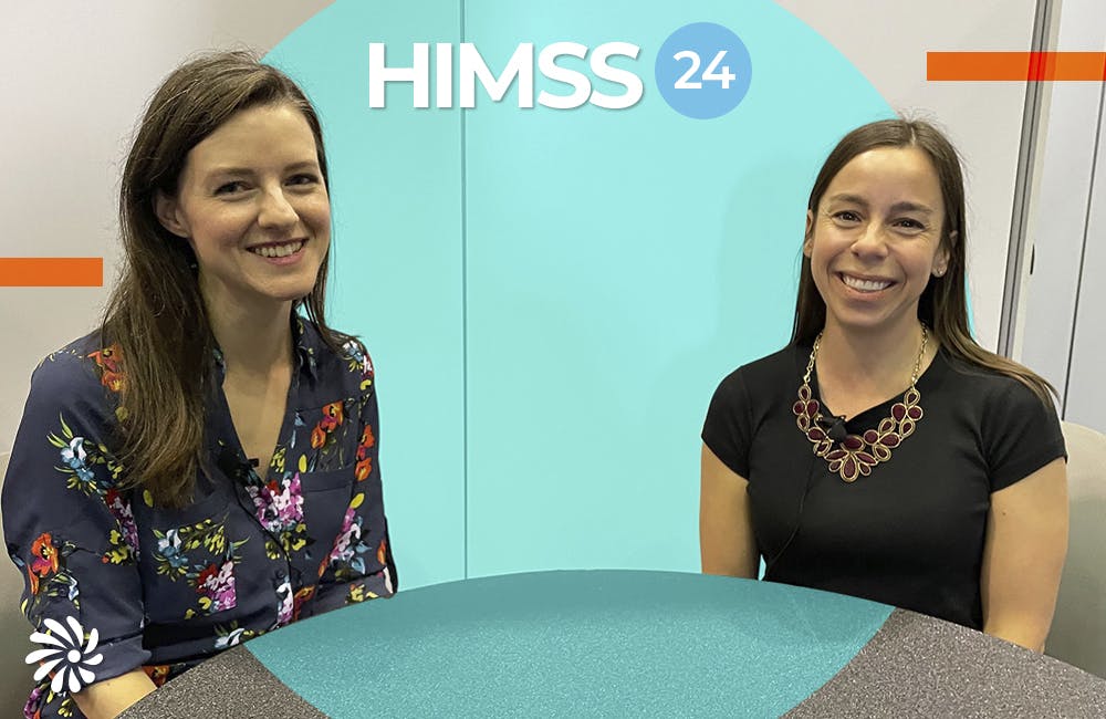 Kimberly McManus joined Amy Kluber at HIMSS 2024.