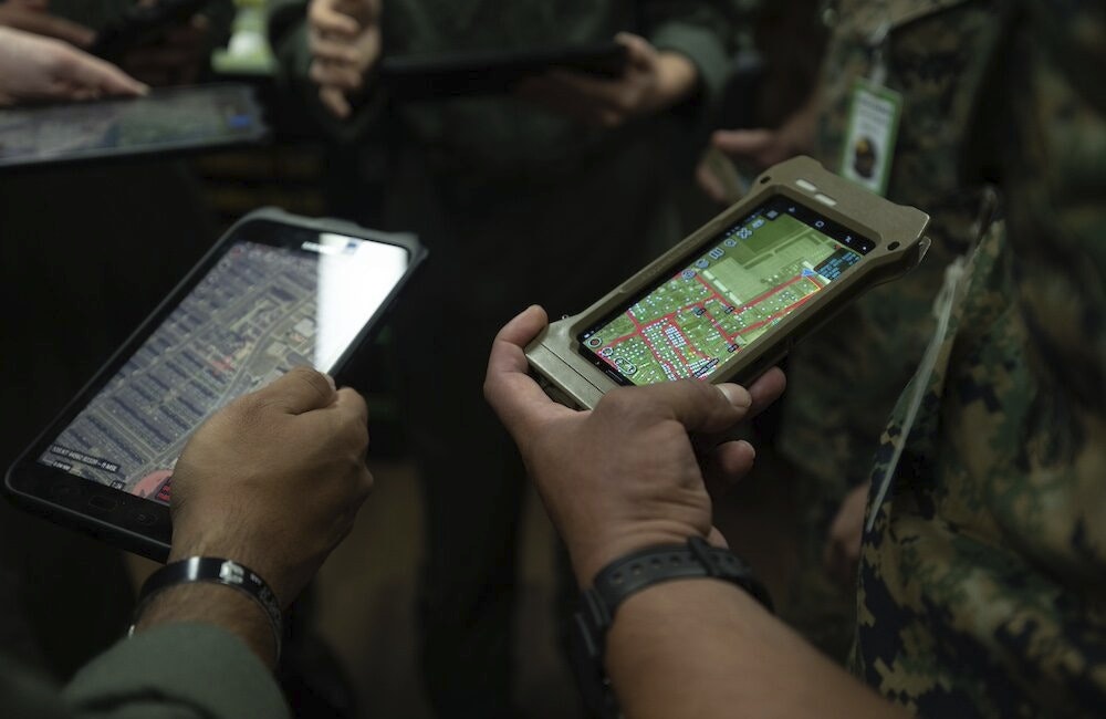 The ATAK tool allows Marines to rapidly report critical geospatial information to support intelligence requirements.