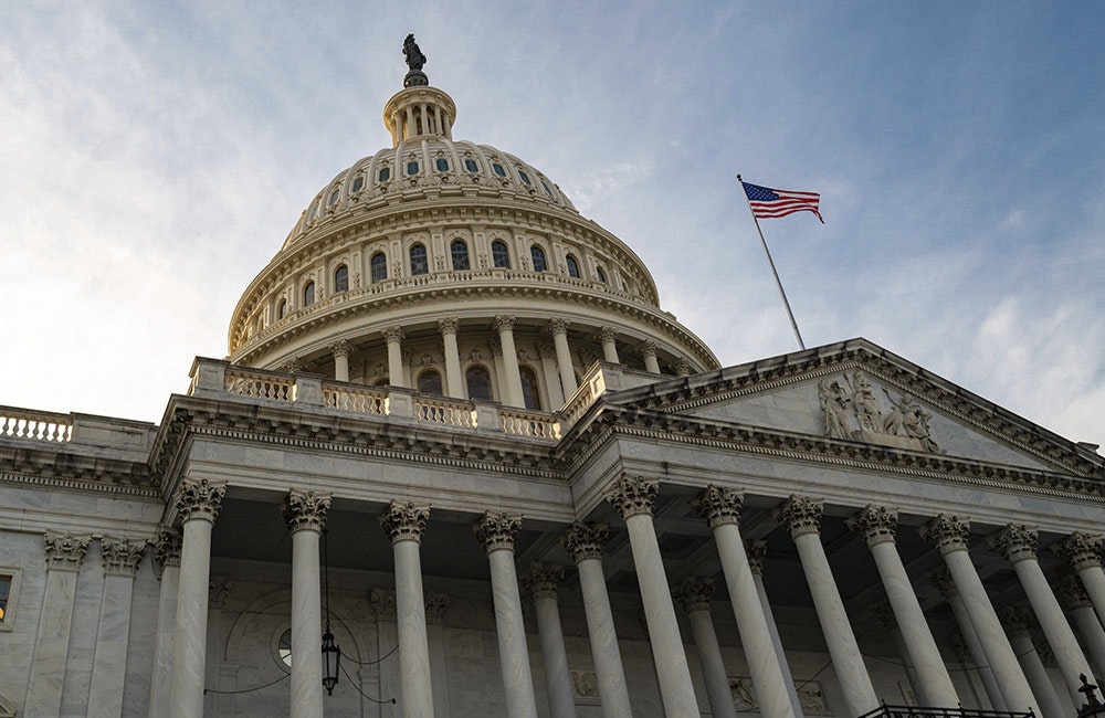 The Capitol Dome in Washington, DC