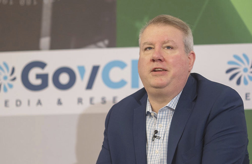 DOD Chief Software Officer Rob Vietmeyer speaks at GovCIO Media & Research's Defense IT Summit in Arlington, Virginia, on Feb. 9, 2024.