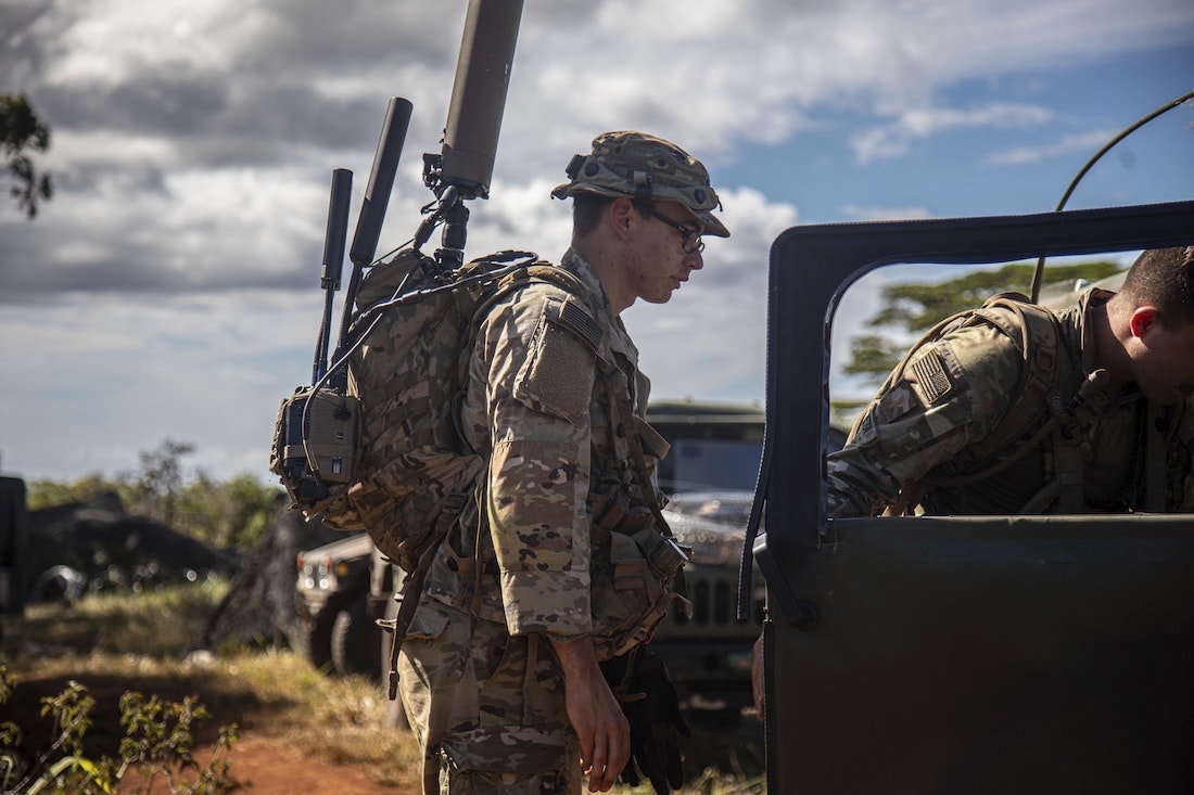 Cyber operations soldier