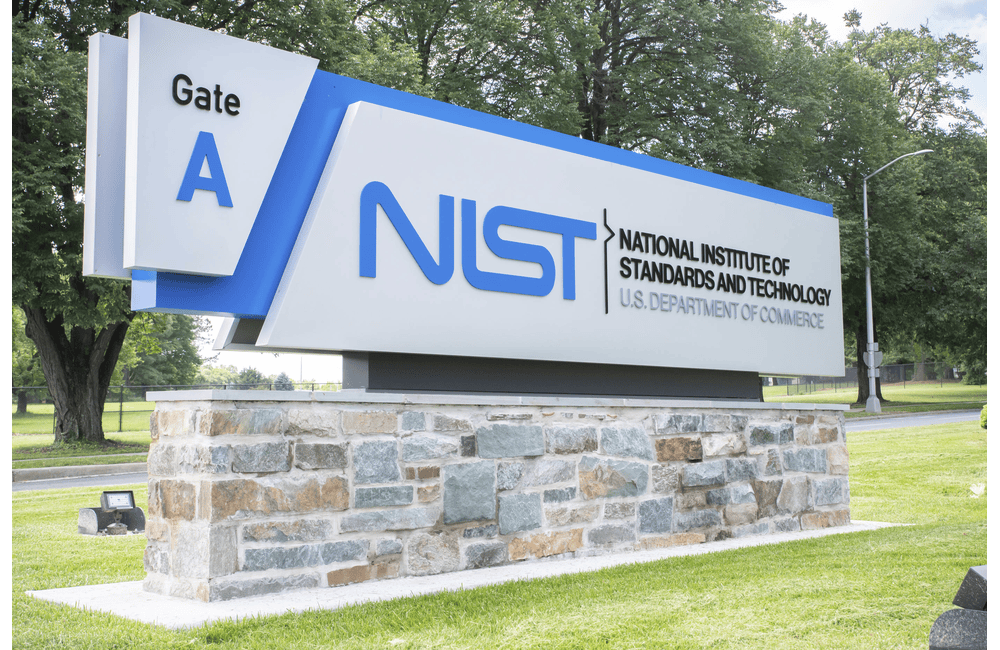 Entrance of the Gaithersburg Campus of National Institute of Standards and Technology, Jan. 30, 2021.