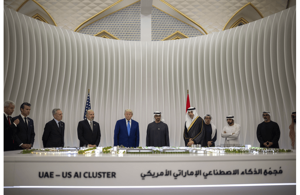 President Donald Trump participated in a tour at Qasr Al Watan in Abu Dhabi, United Arab Emirates, on May 15, 2025.
