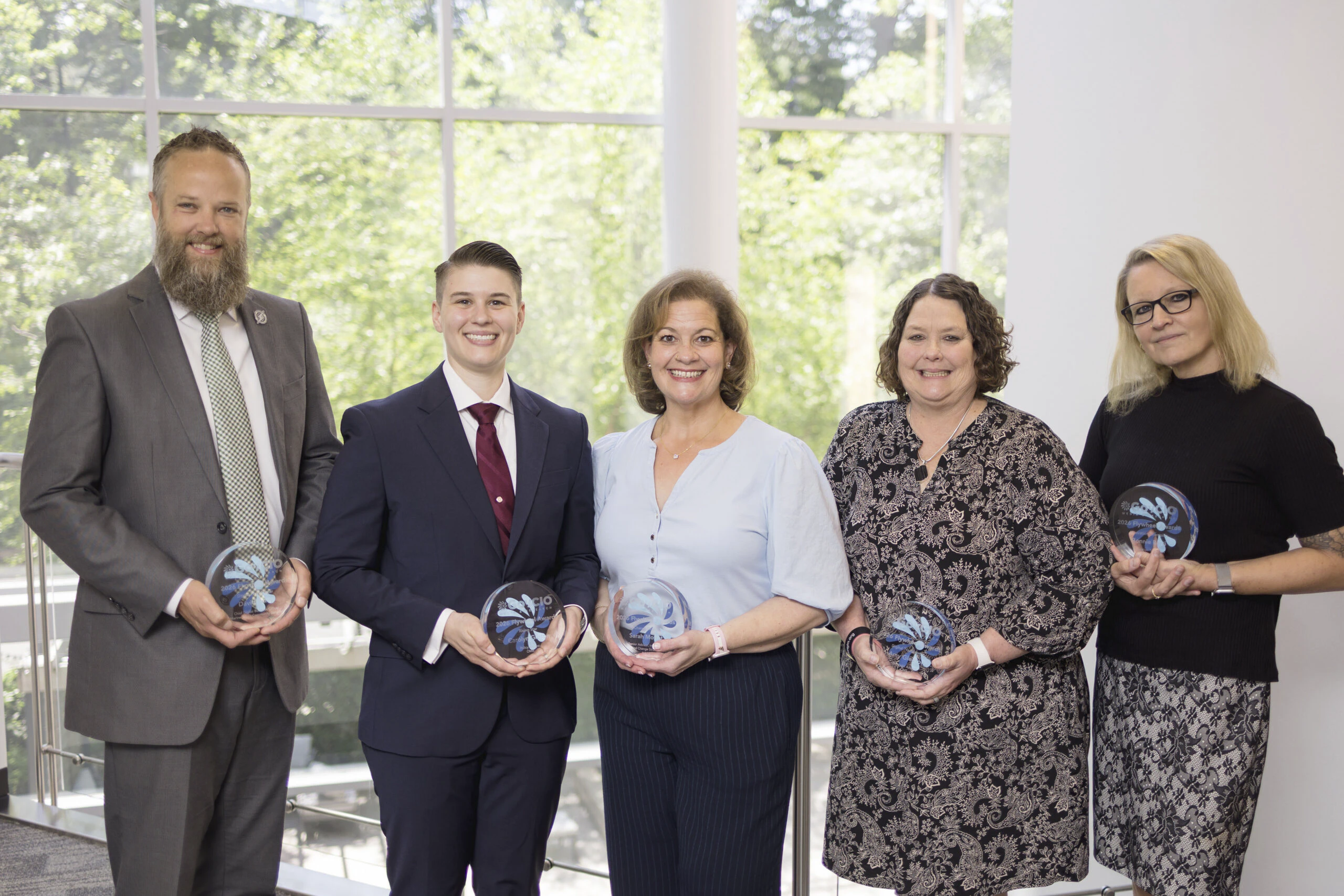 Photo of Federal IT Efficiency Summit Flywheel Award winners
