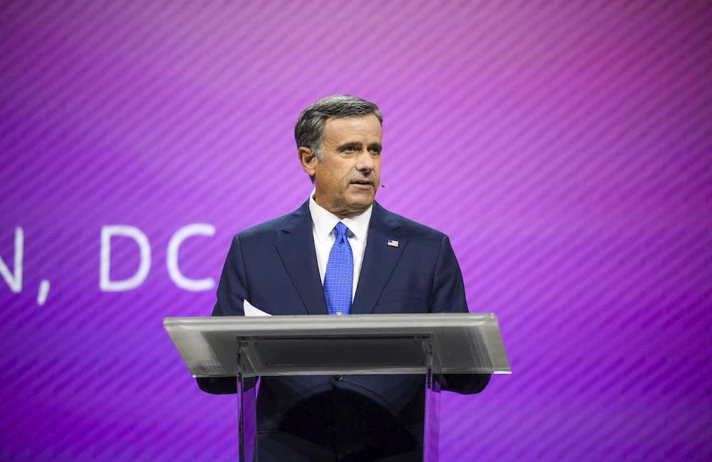 CIA Director John Ratcliffe speaks at the AWS Summit in Washington, D.C., on June 30, 2026.