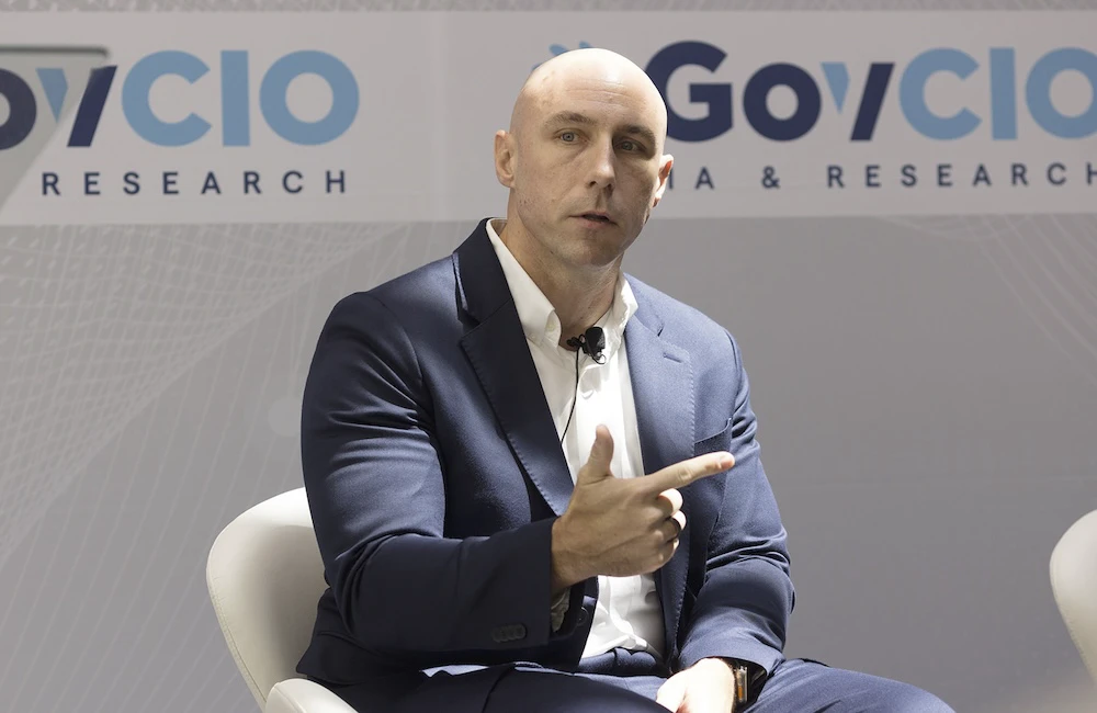 Sean Gallagher, NASA acting CIO, speaks at GovCIO Media & Research's Federal Tech Leaders Summit on June 12, 2026, in Washington, D.C.