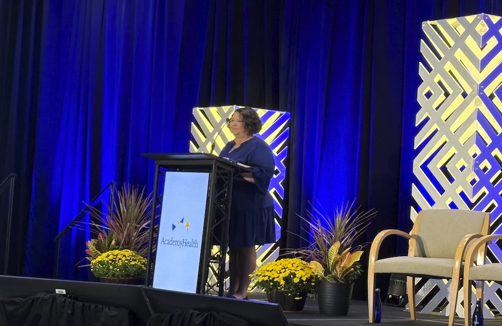Amy Gleason, deputy administrator at CMS, said reliable, interoperable and computable data will be essential to AI tools that can support patients and clinicians at the Health Academy Datapalooza in Washington, D.C., on Sept. 25, 2026.