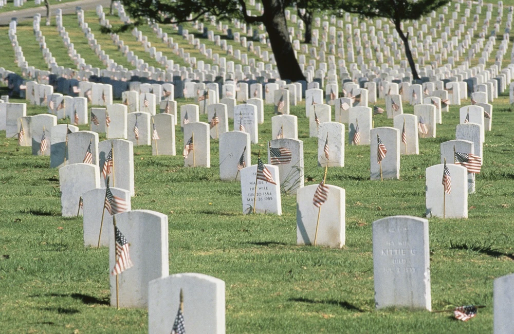 Gravesites in Arlington National Cemetery