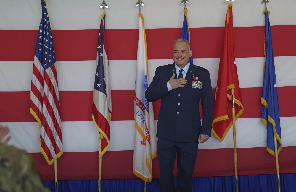 Brig. Gen. Francisco J. Dominguez, pictured here in November 2024, said Tuesday that SI development will require greater partnership.