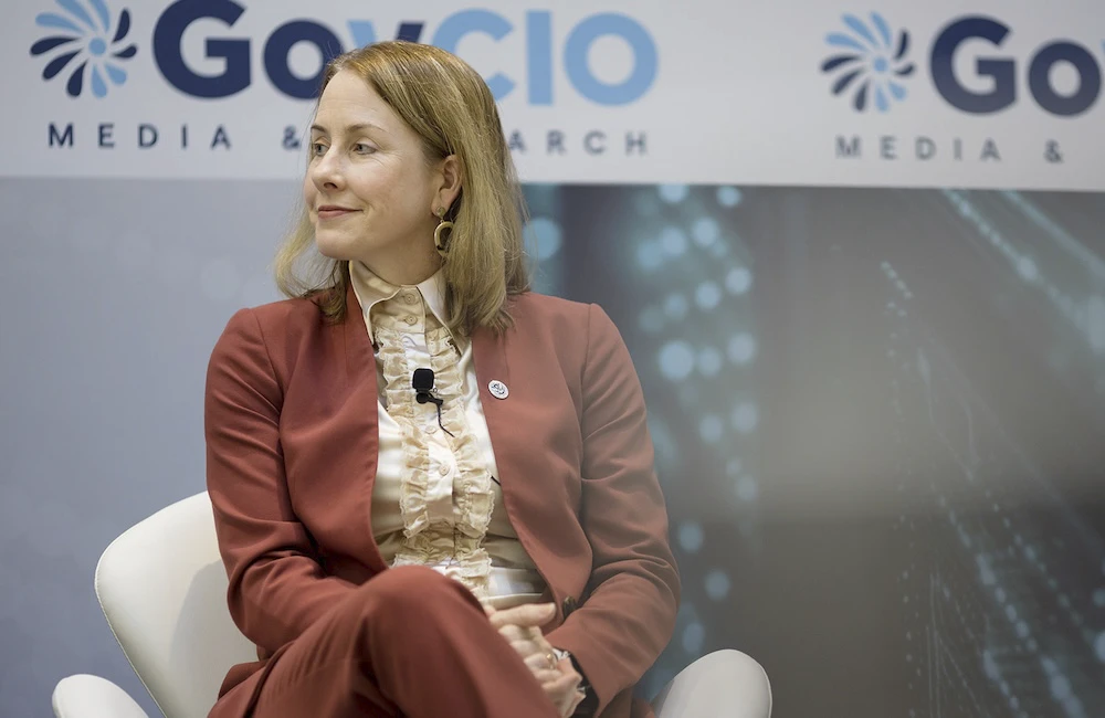 CBP CDO Michelle Zebrowski speaks at GovCIO Media & Research's Federal Cloud & Data Forum on Oct. 8, 2026, in Washington, D.C.